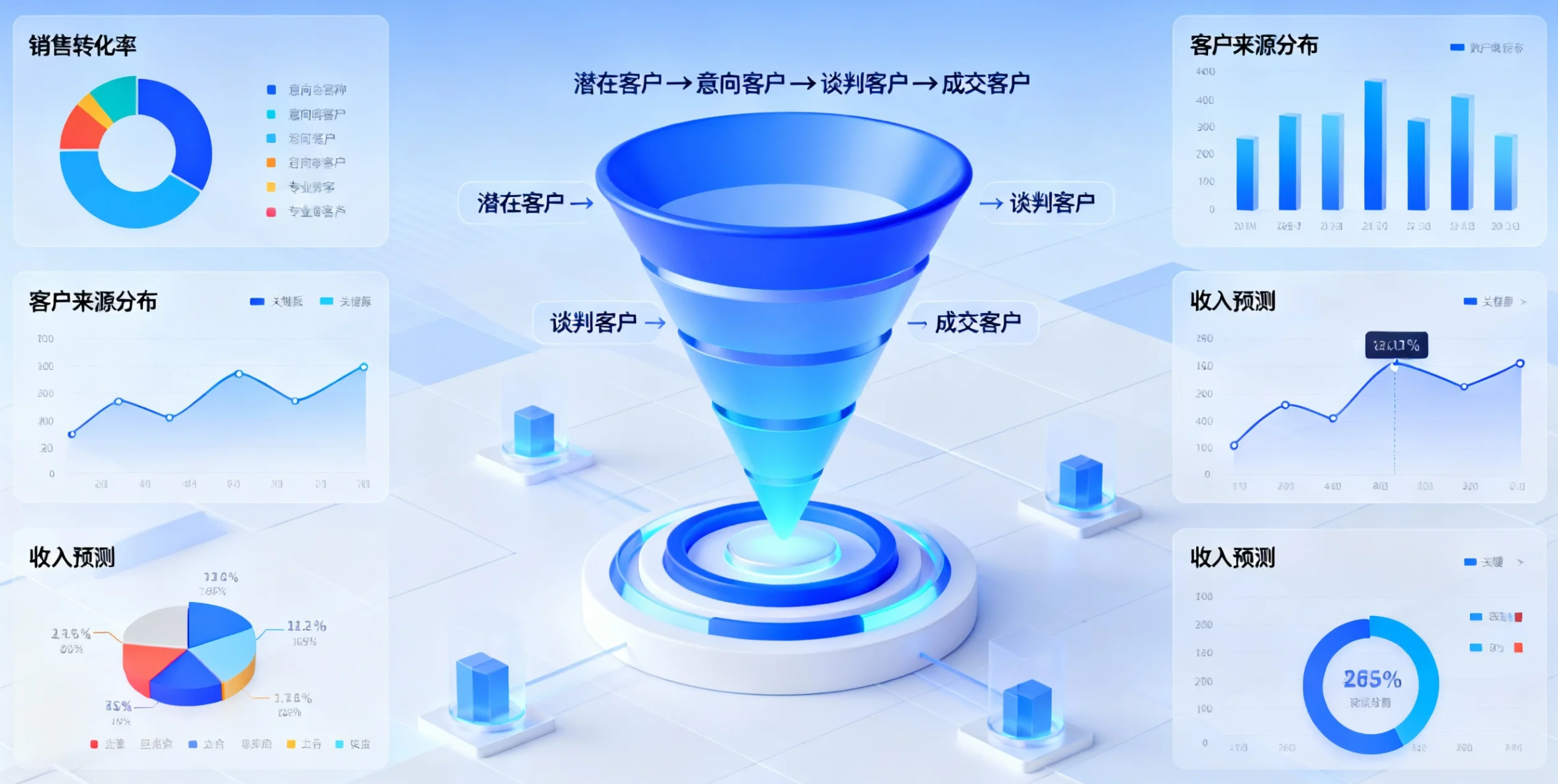 CRM系统界面展示